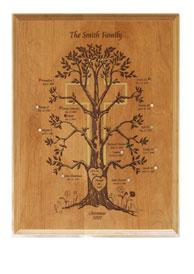 Laser Engraved in Alder Wood (cross optional)